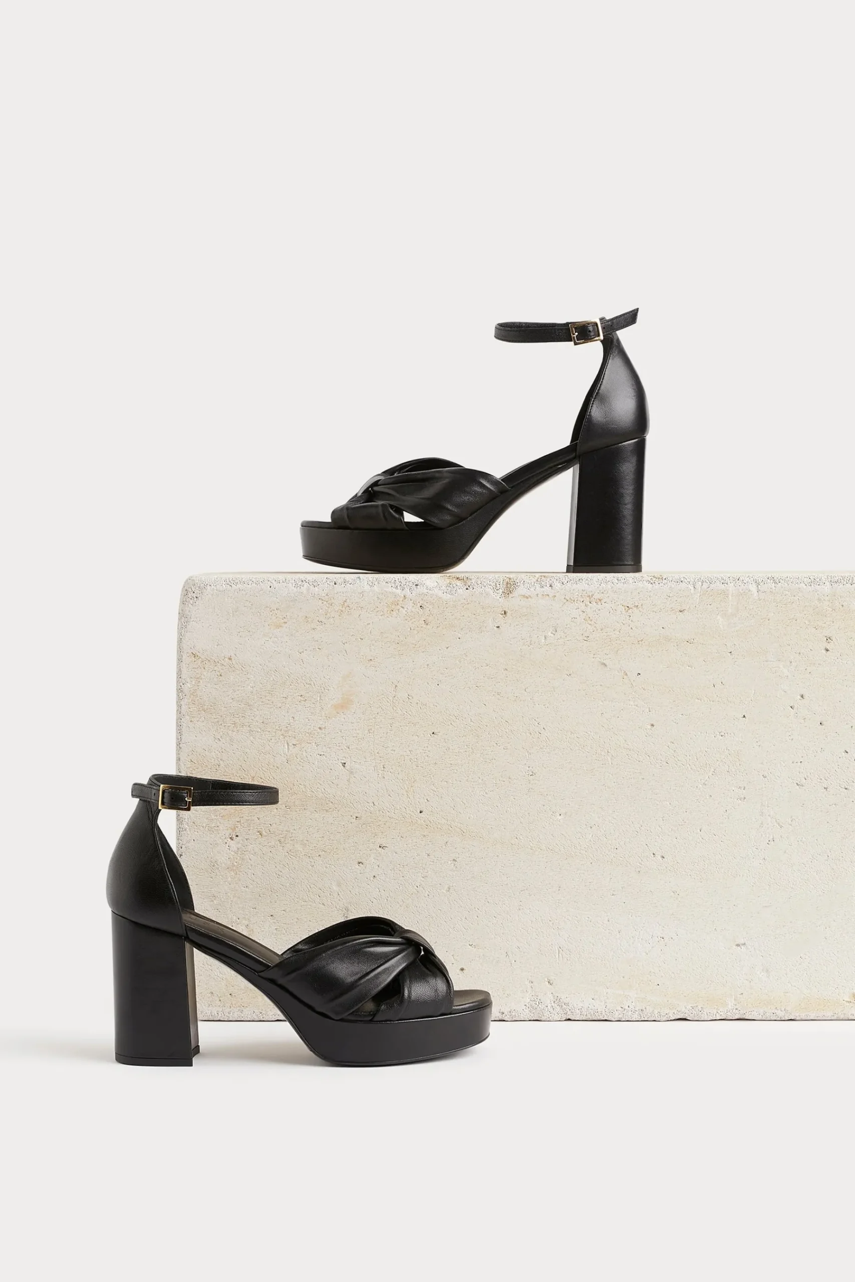 Shoes-HUSK UMA PLATFORM - Nero