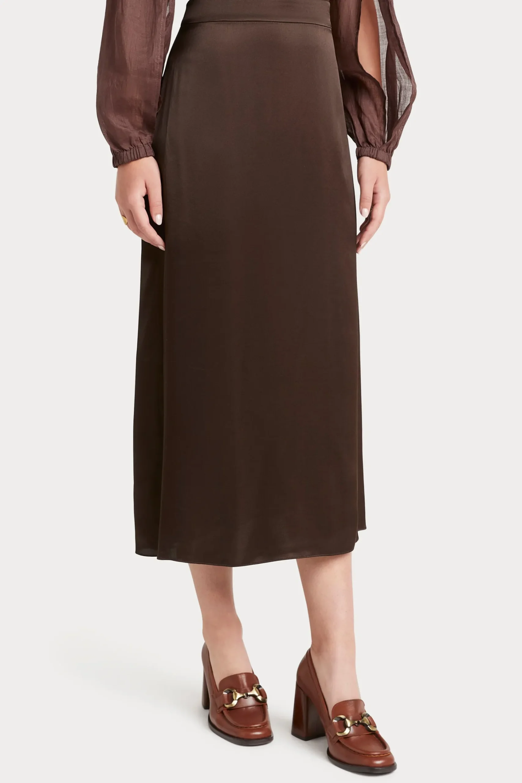 Skirts-HUSK UMA SKIRT - Chocolate