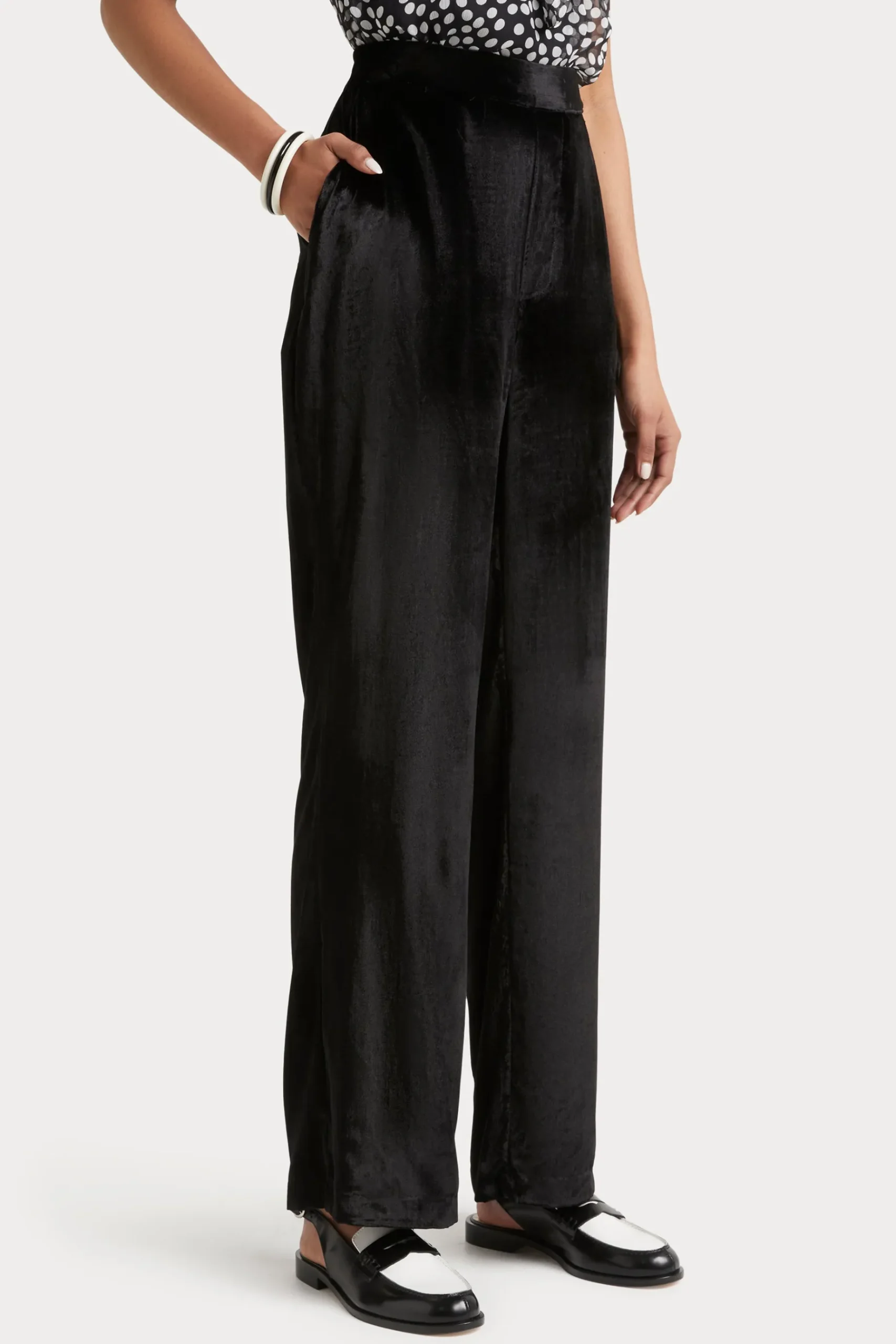 Pants-HUSK Velvet pant - Black