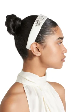 Hats & Headpieces-HUSK Jennifer Ouellette Crysti Headband - Ivory