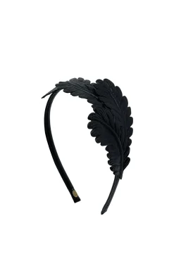 Hats & Headpieces-HUSK Jennifer Ouellette Lea Heandband - Black