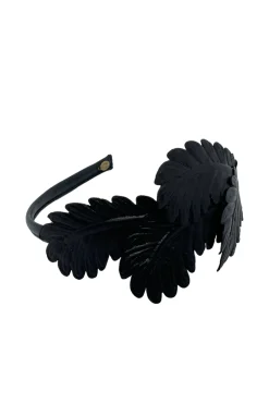 Hats & Headpieces-HUSK Jennifer Ouellette Lea Heandband - Black