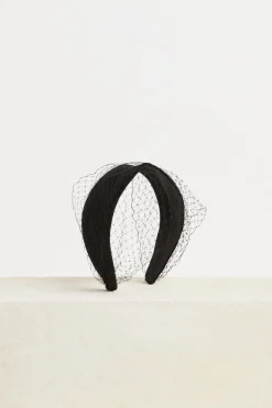 Hats & Headpieces-HUSK Jennifer Ouellette Viola Headband - Black