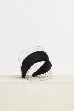 Hats & Headpieces-HUSK Jennifer Ouellette Viola Headband - Black