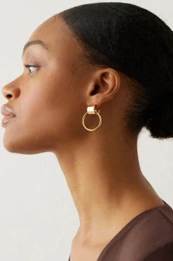 Earrings-HUSK Jenny Bird Faye Earring - Gold