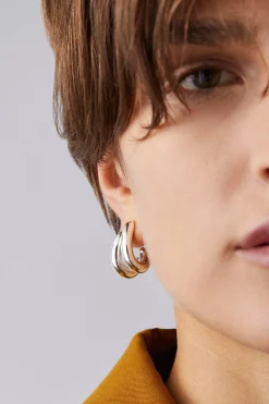 Earrings-HUSK Jenny Bird Florence Earrin - Silver