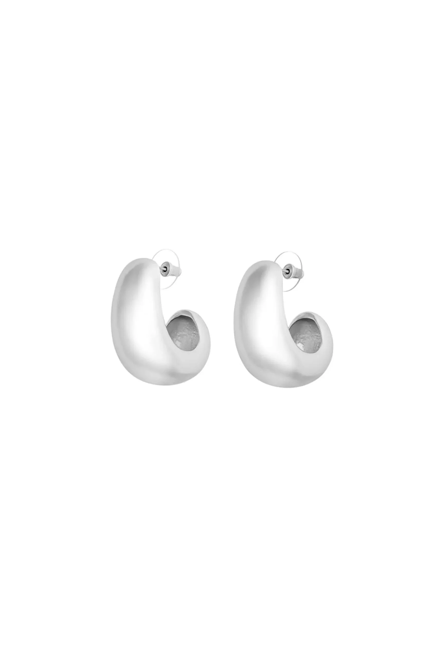 Earrings-HUSK Kitte Linda Earrings - Silver