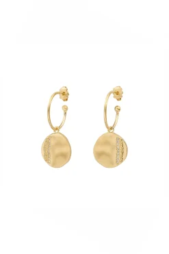 Earrings-HUSK Louise Hendricks Janis Earring - Gold