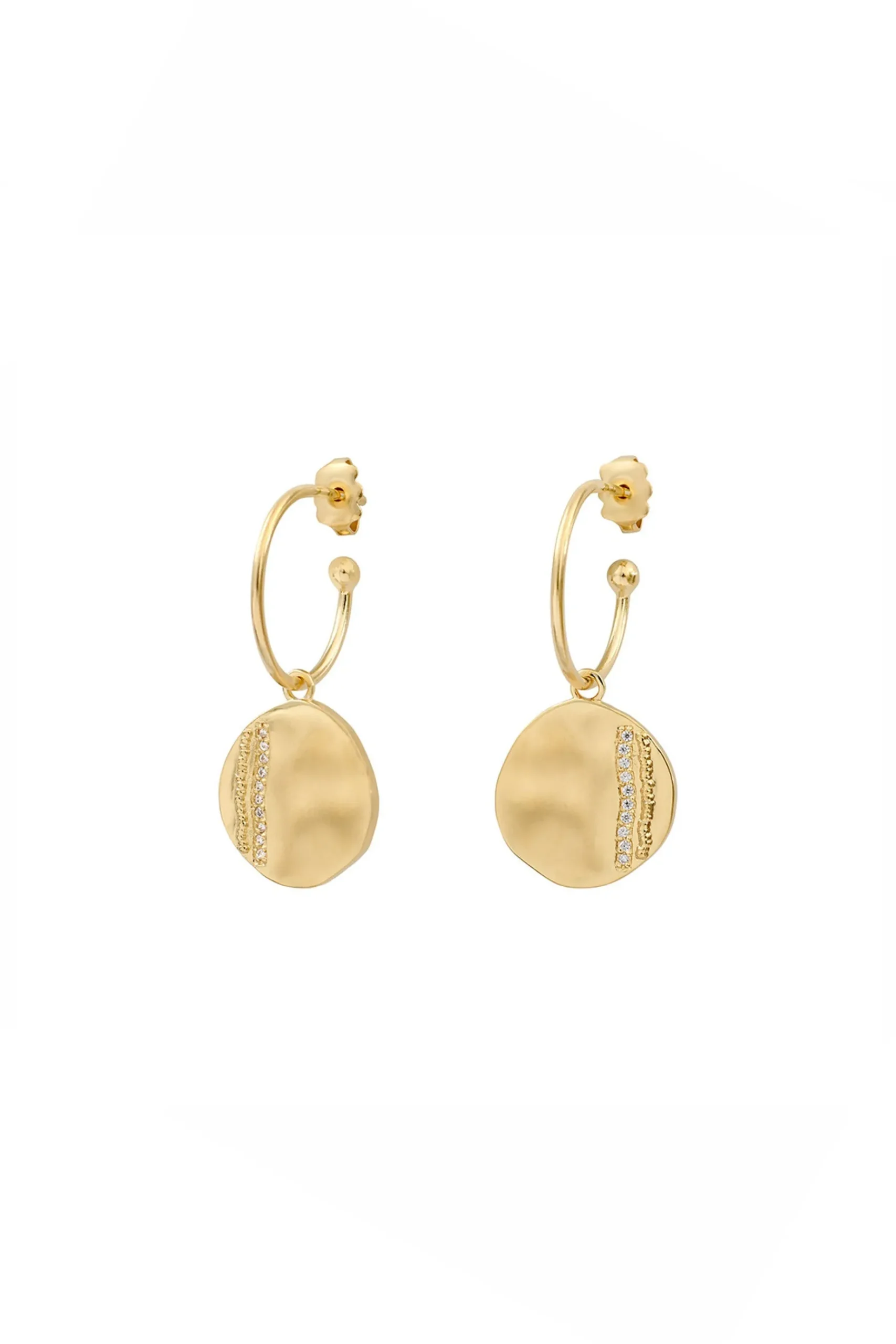 Earrings-HUSK Louise Hendricks Janis Earring - Gold