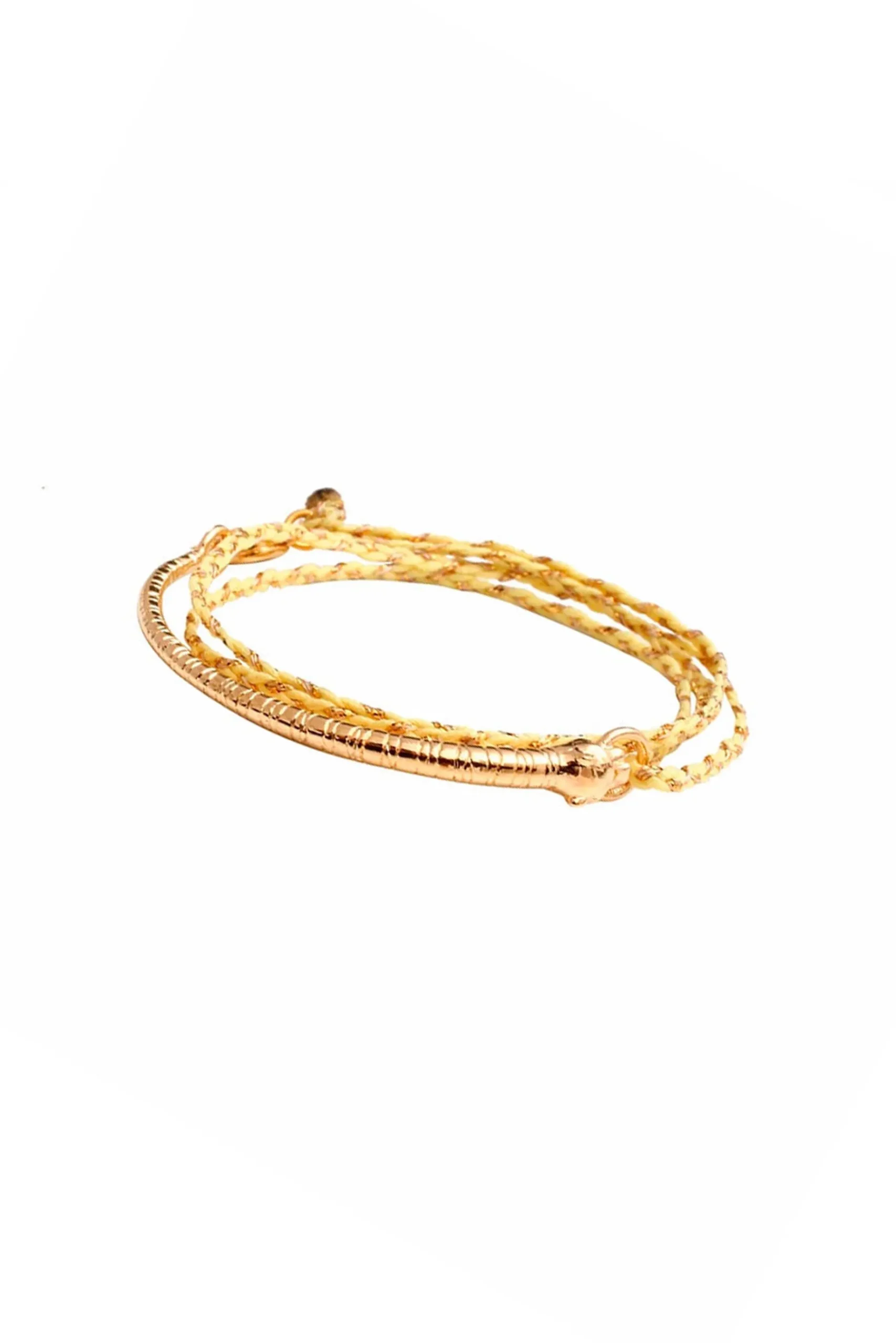 Bracelets-HUSK Louise Hendricks Krokos Bracelet - Citrine