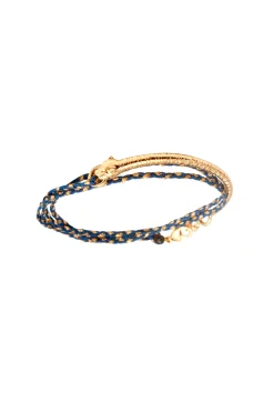 Bracelets-HUSK Louise Hendricks Krokos Bracelet - Blue