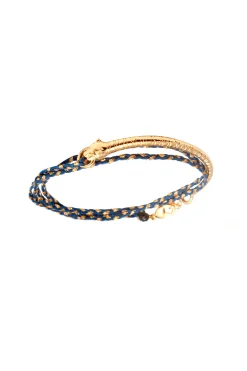 Bracelets-HUSK Louise Hendricks Krokos Bracelet - Blue