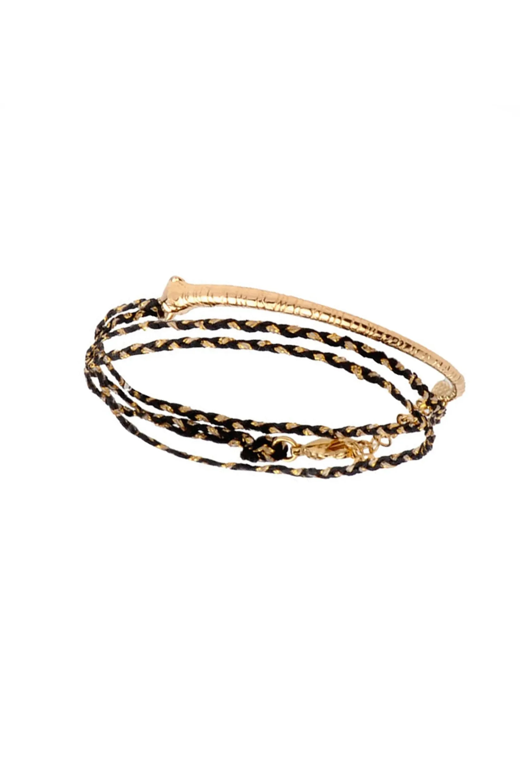 Bracelets-HUSK Louise Hendricks Krokos Bracelet - Black