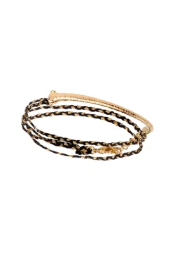 Bracelets-HUSK Louise Hendricks Krokos Bracelet - Black