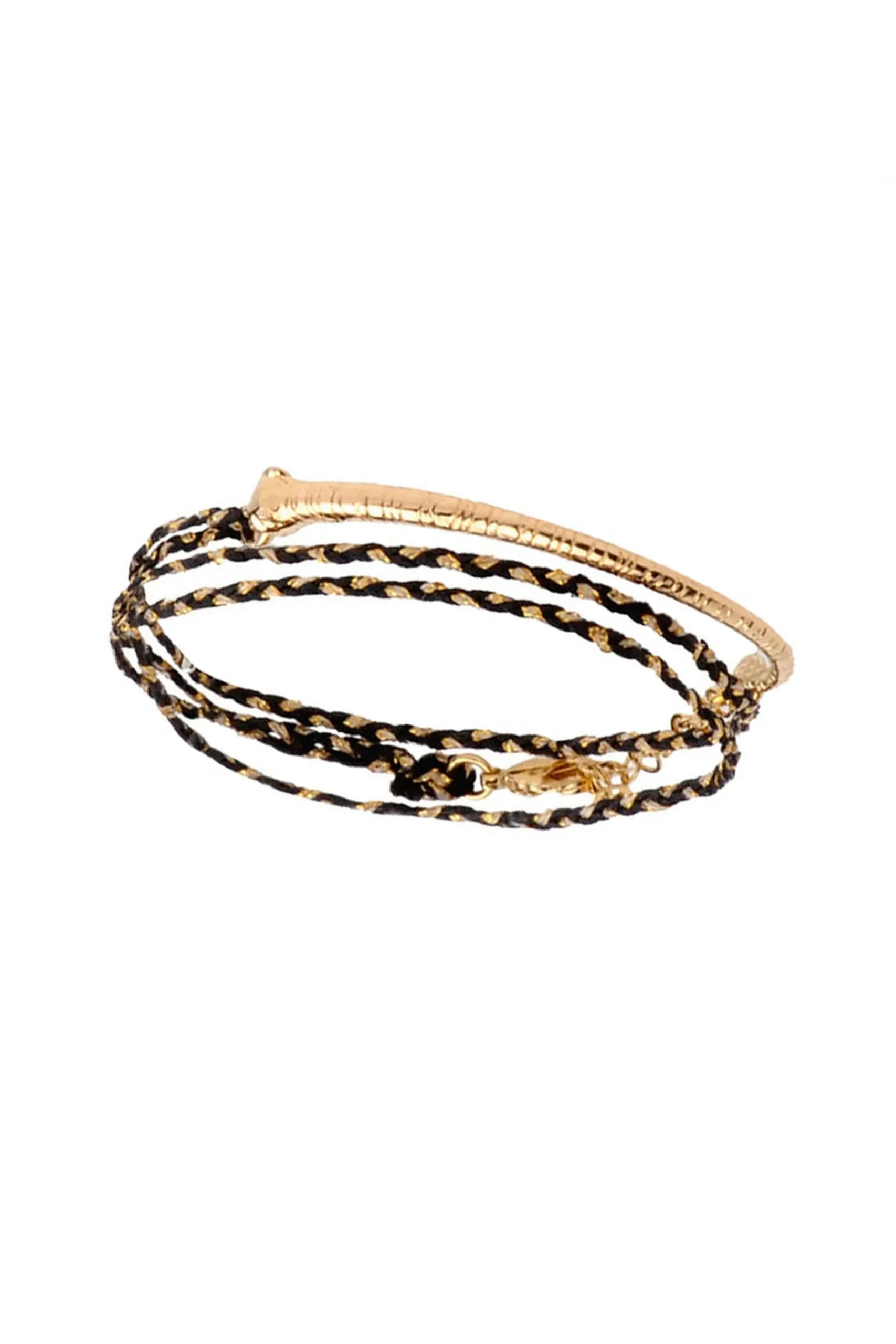 Bracelets-HUSK Louise Hendricks Krokos Bracelet - Black