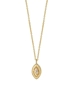 Necklaces-HUSK Louise Hendricks Pillar Necklace - Gold