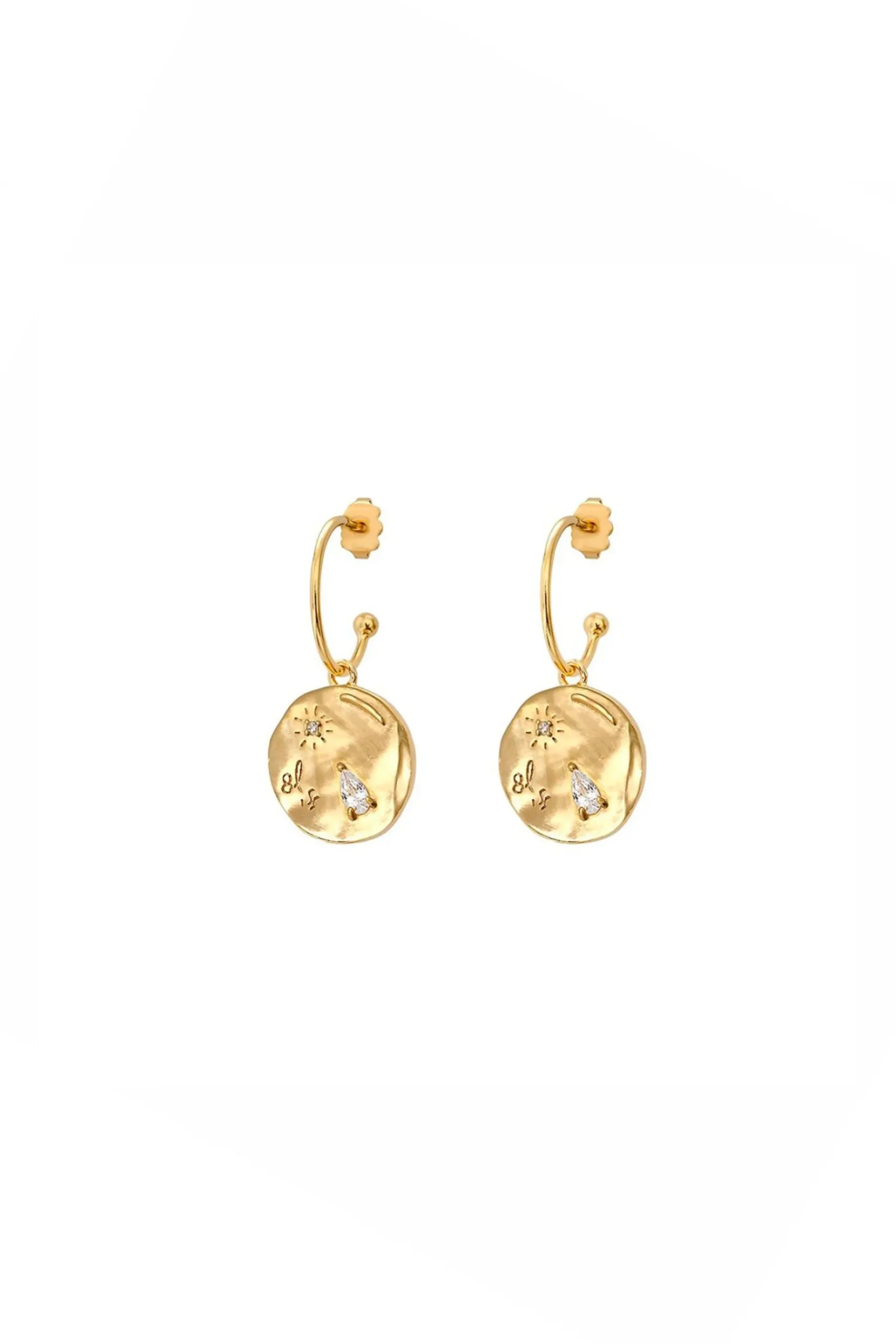 Earrings-HUSK Louise Hendricks Stella Earring - Gold