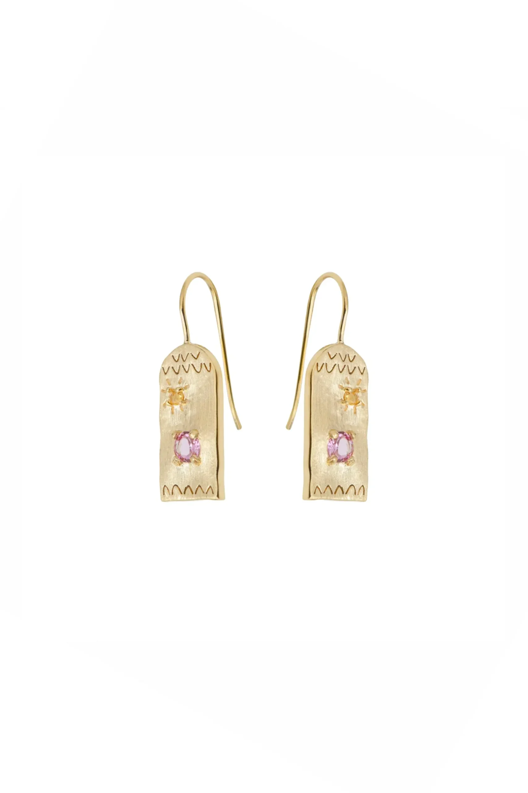 Earrings-HUSK Louise Hendricks Tania Earring - Amethyst