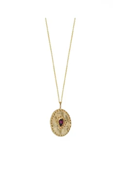 Necklaces-HUSK Louise Hendricks Verine Necklace - Burgundy