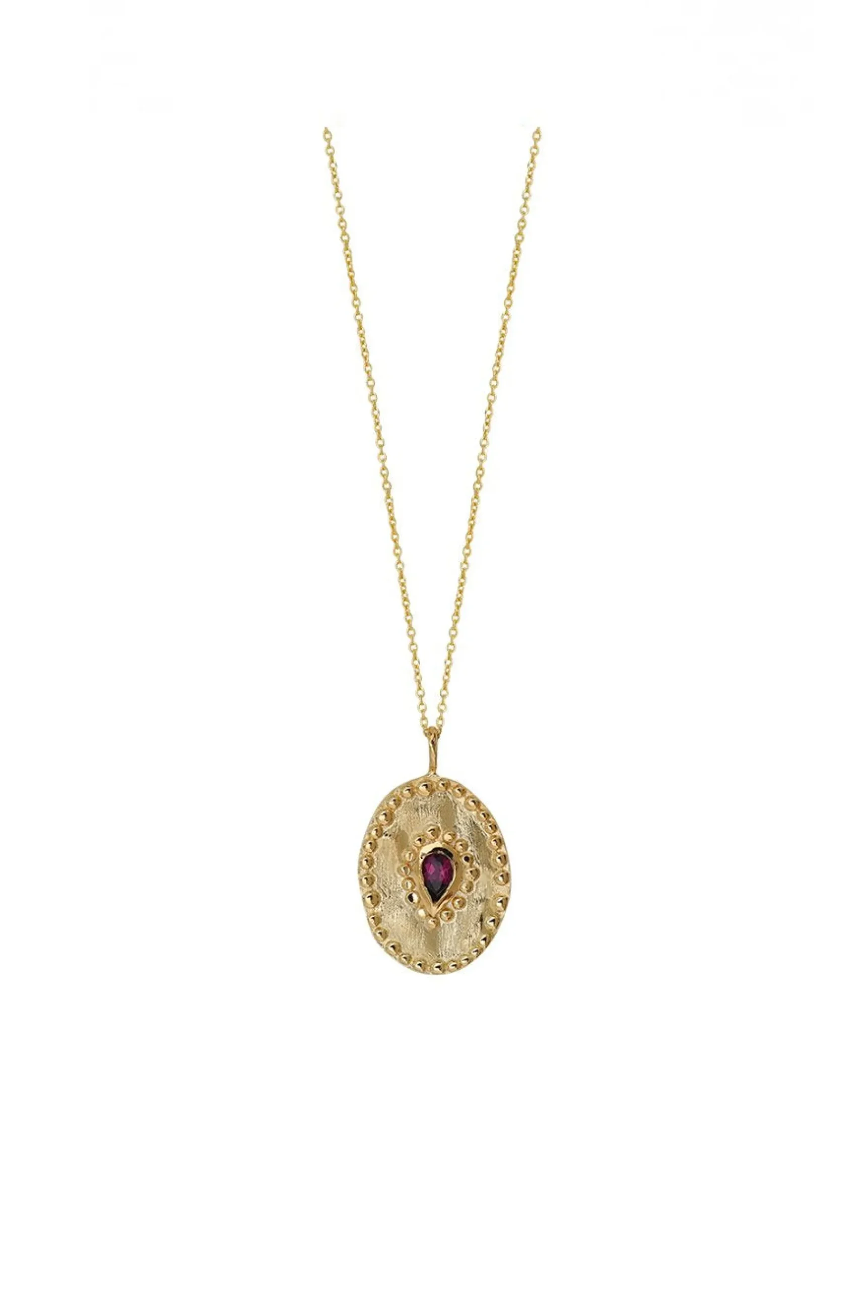 Necklaces-HUSK Louise Hendricks Verine Necklace - Burgundy