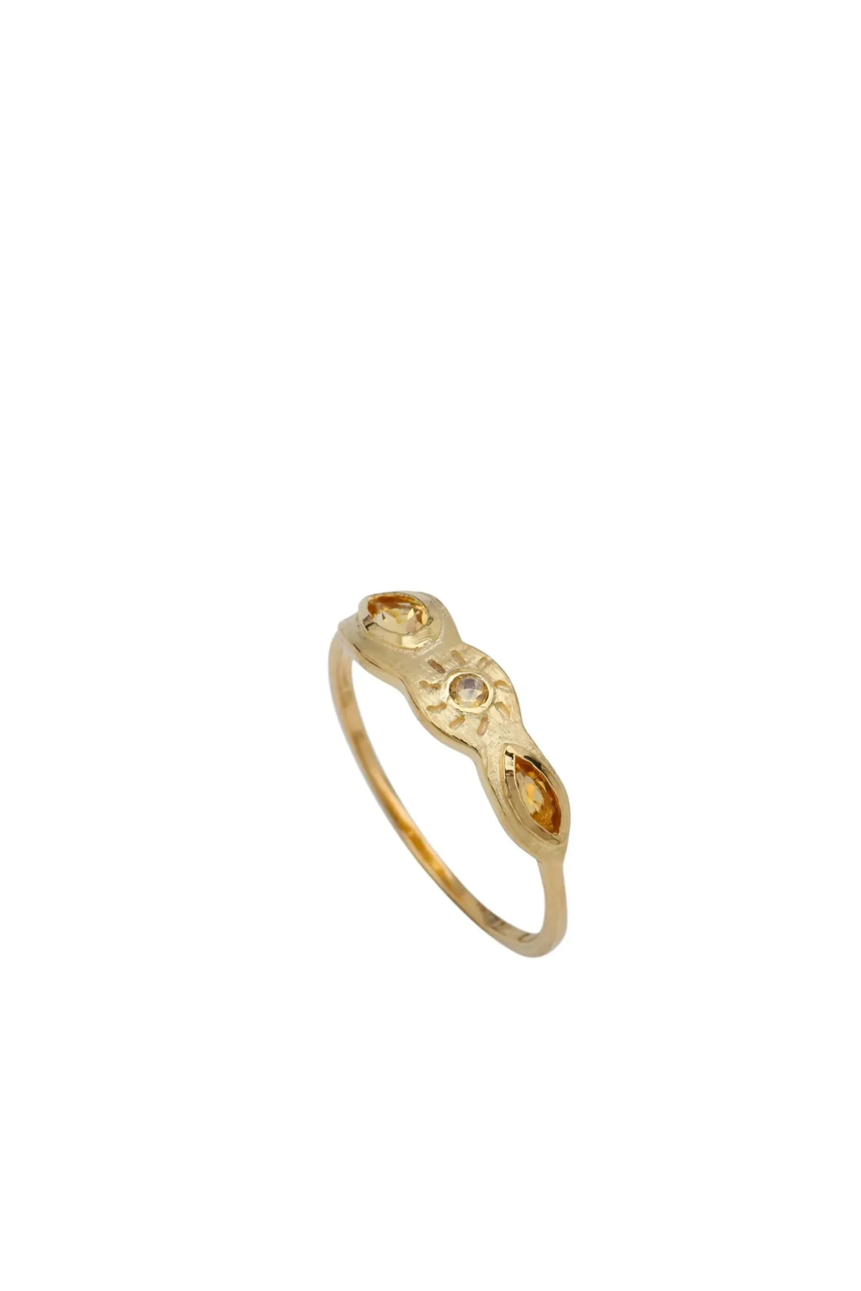 Rings-HUSK Louise Hendricks Yael Ring - Citrine