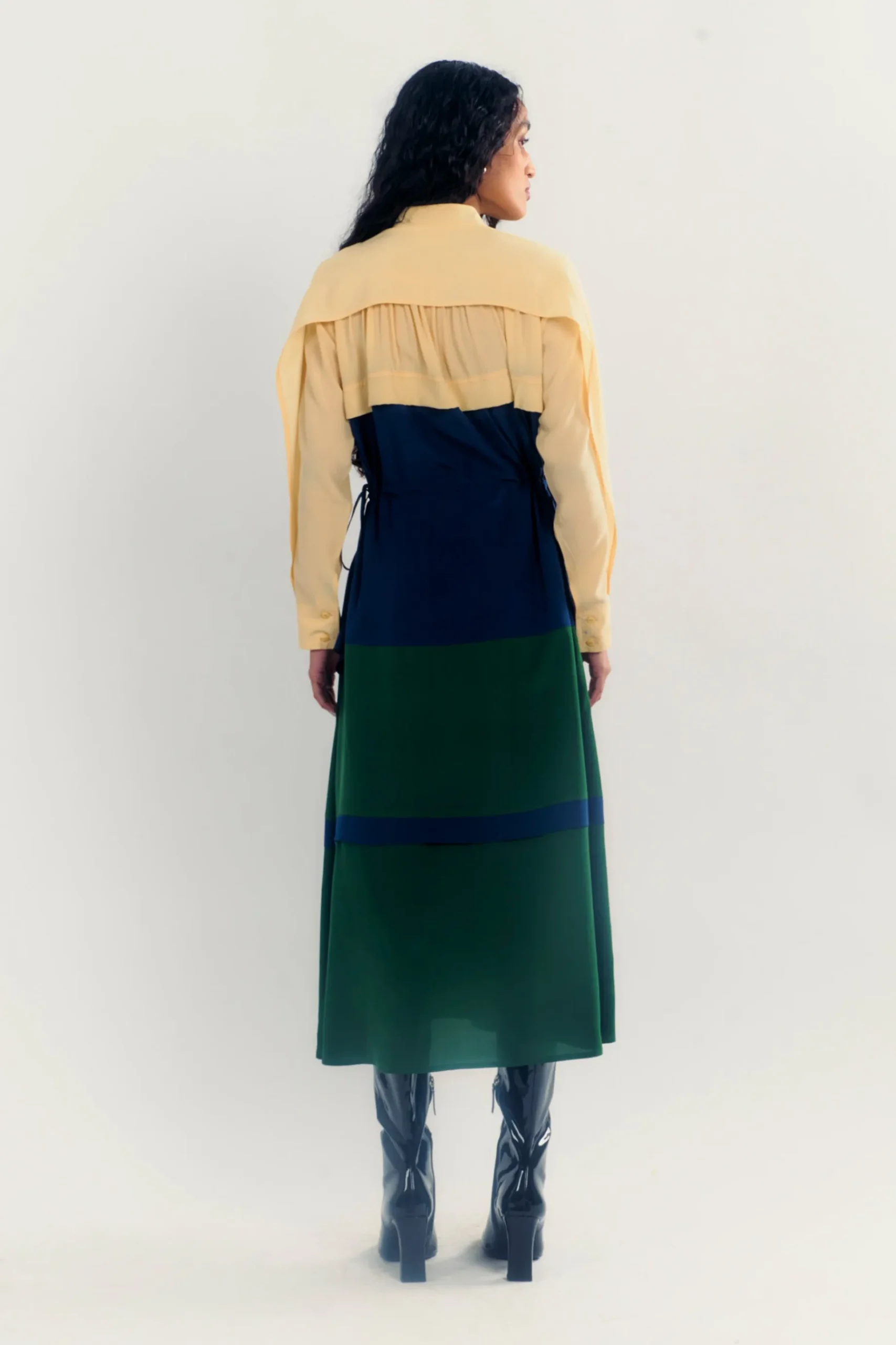 Dresses-HUSK Lovebirds Peacock Dress - Multi Coloured MultiColoured