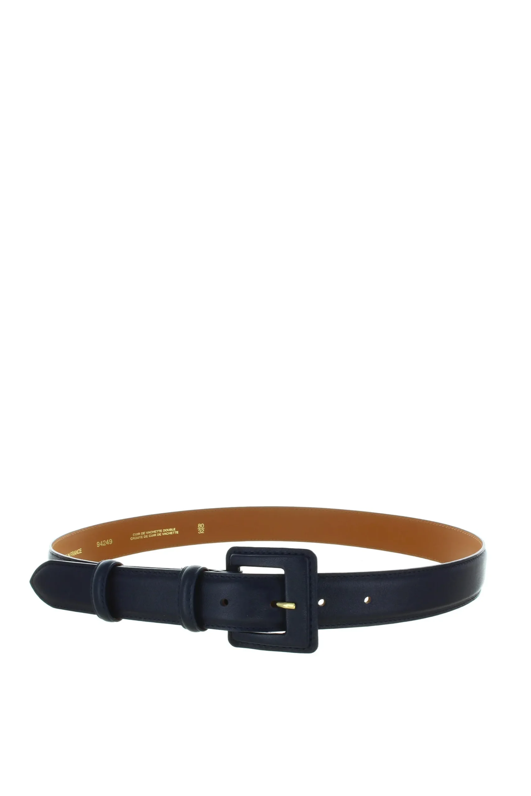 Belts-HUSK Maison Boinet Annecy Belt - Navy