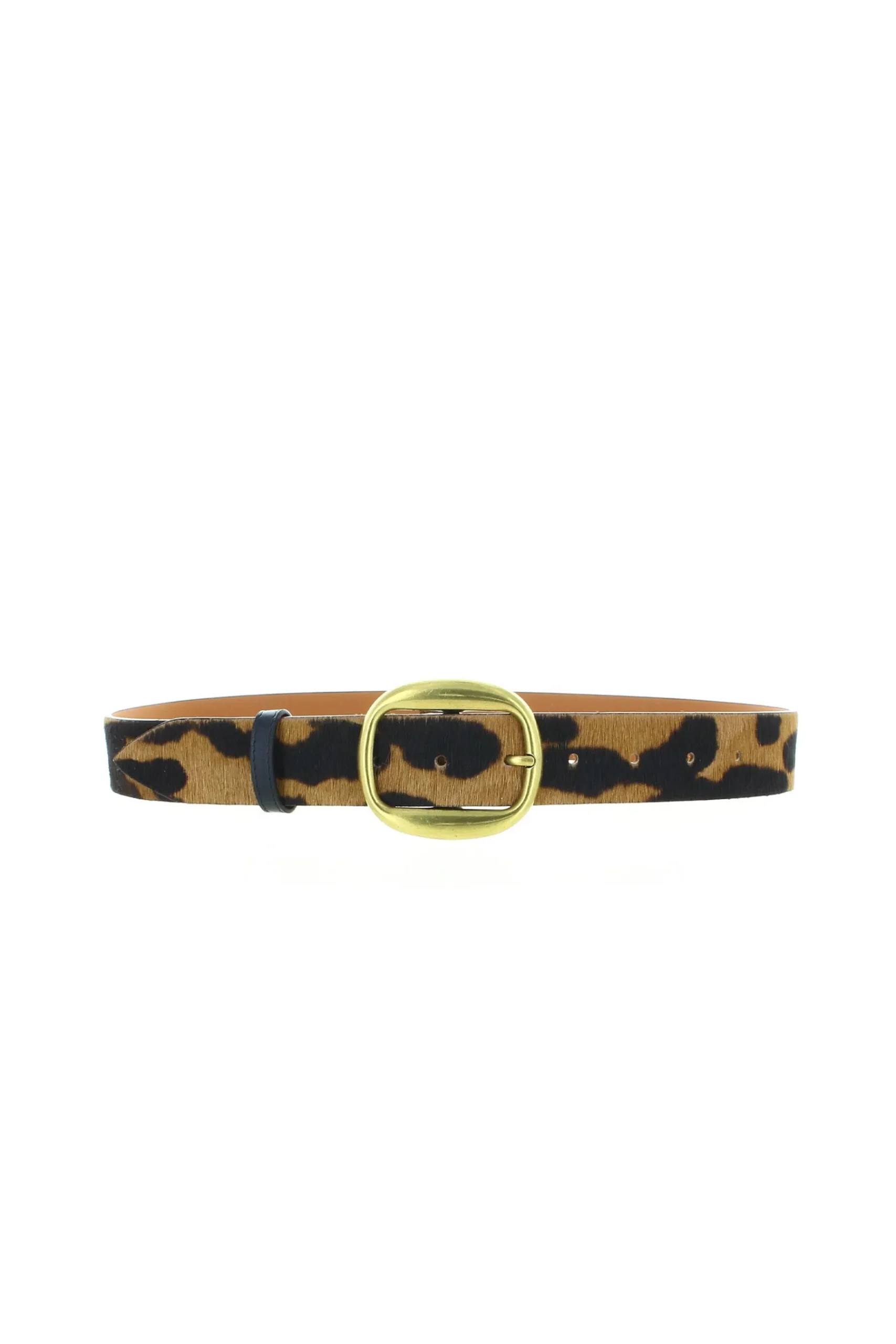 Belts-HUSK Maison Boinet Lucca Belt - Leopard