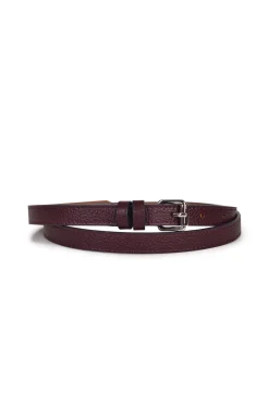 Belts-HUSK Maison Boinet Pisa Belt - Plum