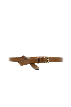 Belts-HUSK Maison Boinet Verona Belt - Havana
