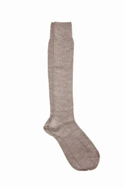 Scarves, Socks & Gloves-HUSK Maria La Rosa Knee High - Nude