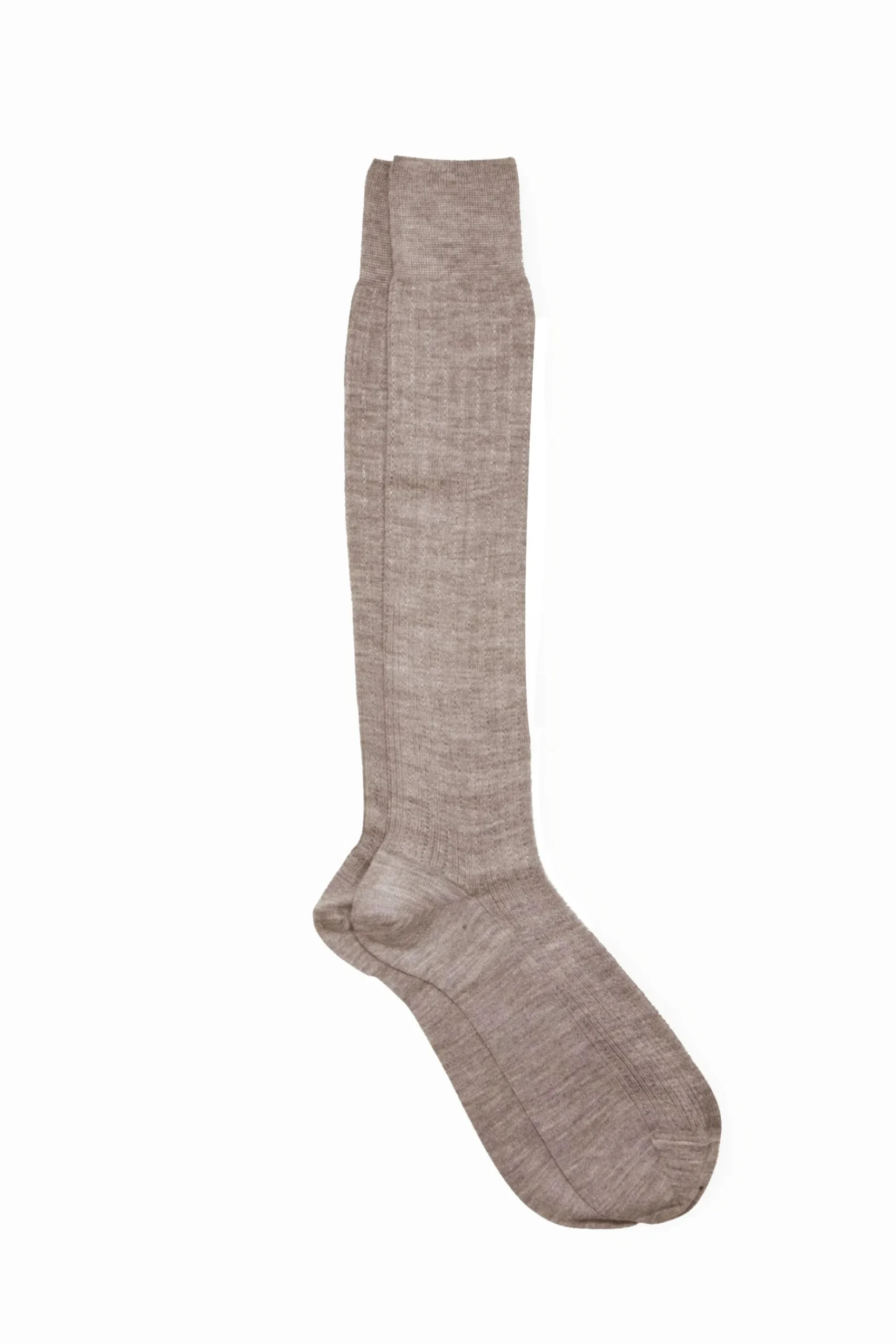 Scarves, Socks & Gloves-HUSK Maria La Rosa Knee High - Nude