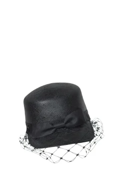 Hats & Headpieces-HUSK Misa Harada Alpha Cap - Black