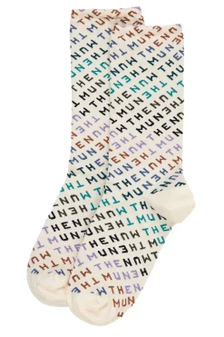 Scarves, Socks & Gloves-HUSK Munthe Gully Socks - Blue