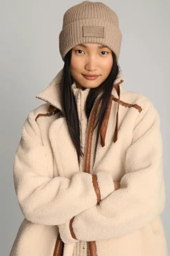Hats & Headpieces-HUSK Munthe Ikaner Beanie - Beige