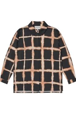Tops-HUSK Munthe Laseia Shirt - Black