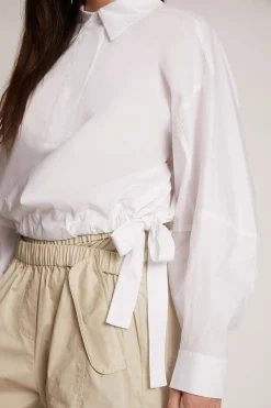 Tops-HUSK Munthe Tashumi Shirt - White