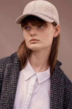 Hats & Headpieces-HUSK Sarah J Curtis Baseball Cap - Ash