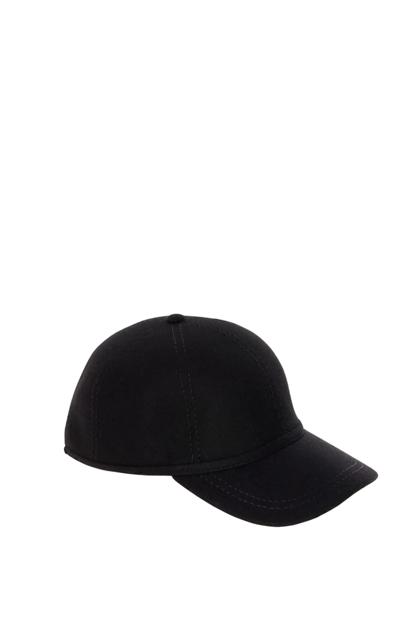 Hats & Headpieces-HUSK Sarah J Curtis Baseball Cap - Black
