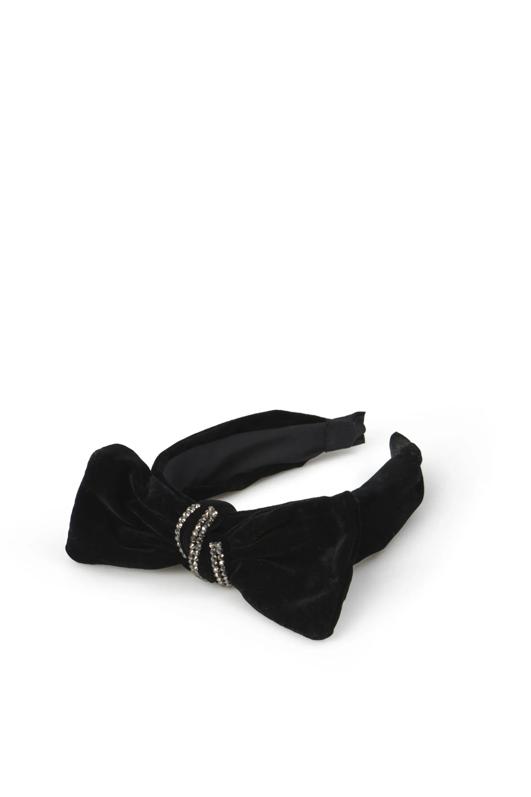 Hats & Headpieces-HUSK Sarah J Curtis Velvet Headband - Black