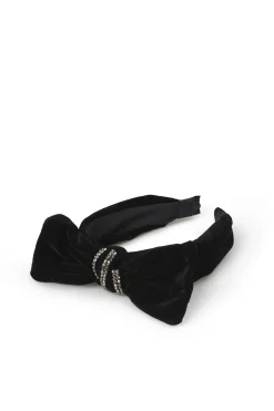 Hats & Headpieces-HUSK Sarah J Curtis Velvet Headband - Black
