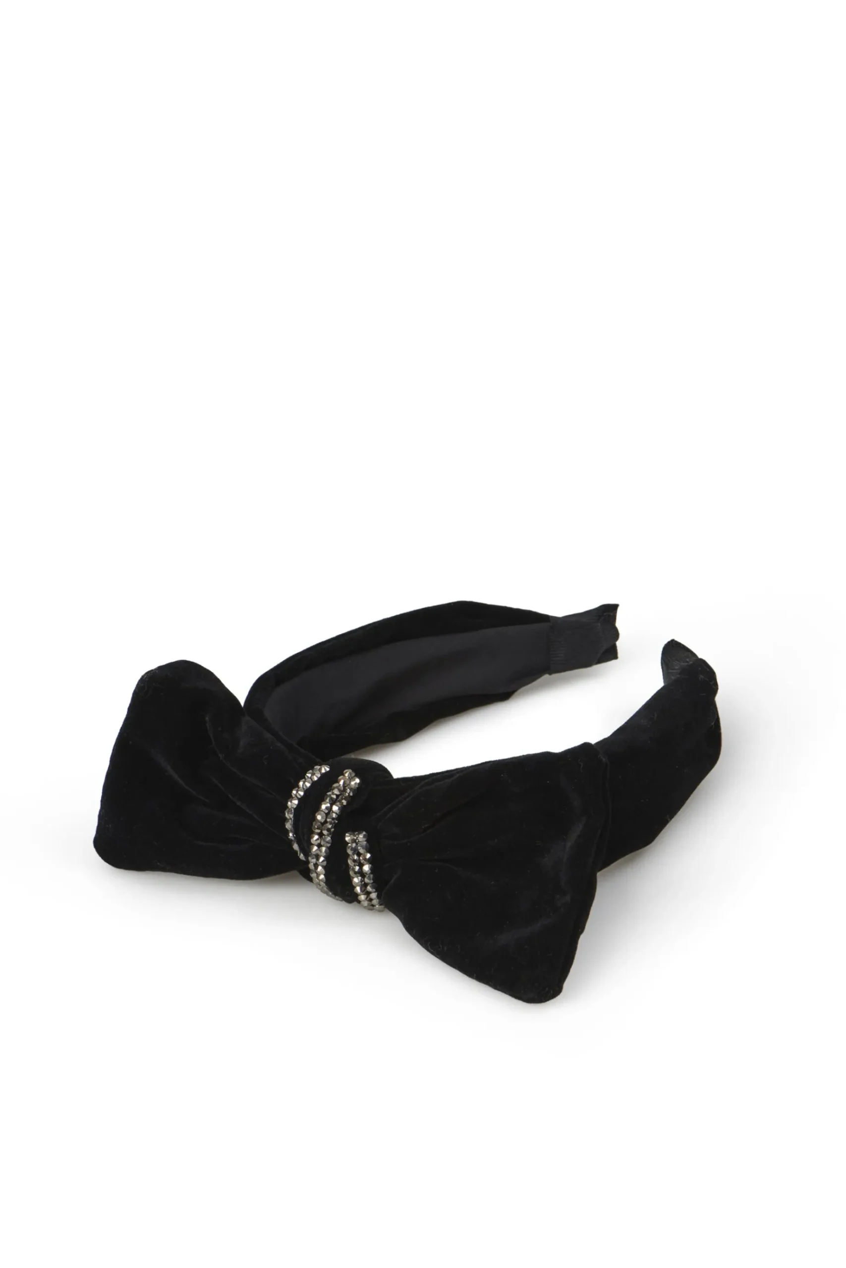 Hats & Headpieces-HUSK Sarah J Curtis Velvet Headband - Black