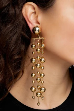 Earrings-HUSK Silvia Gnecchi Aura Earring - Gold