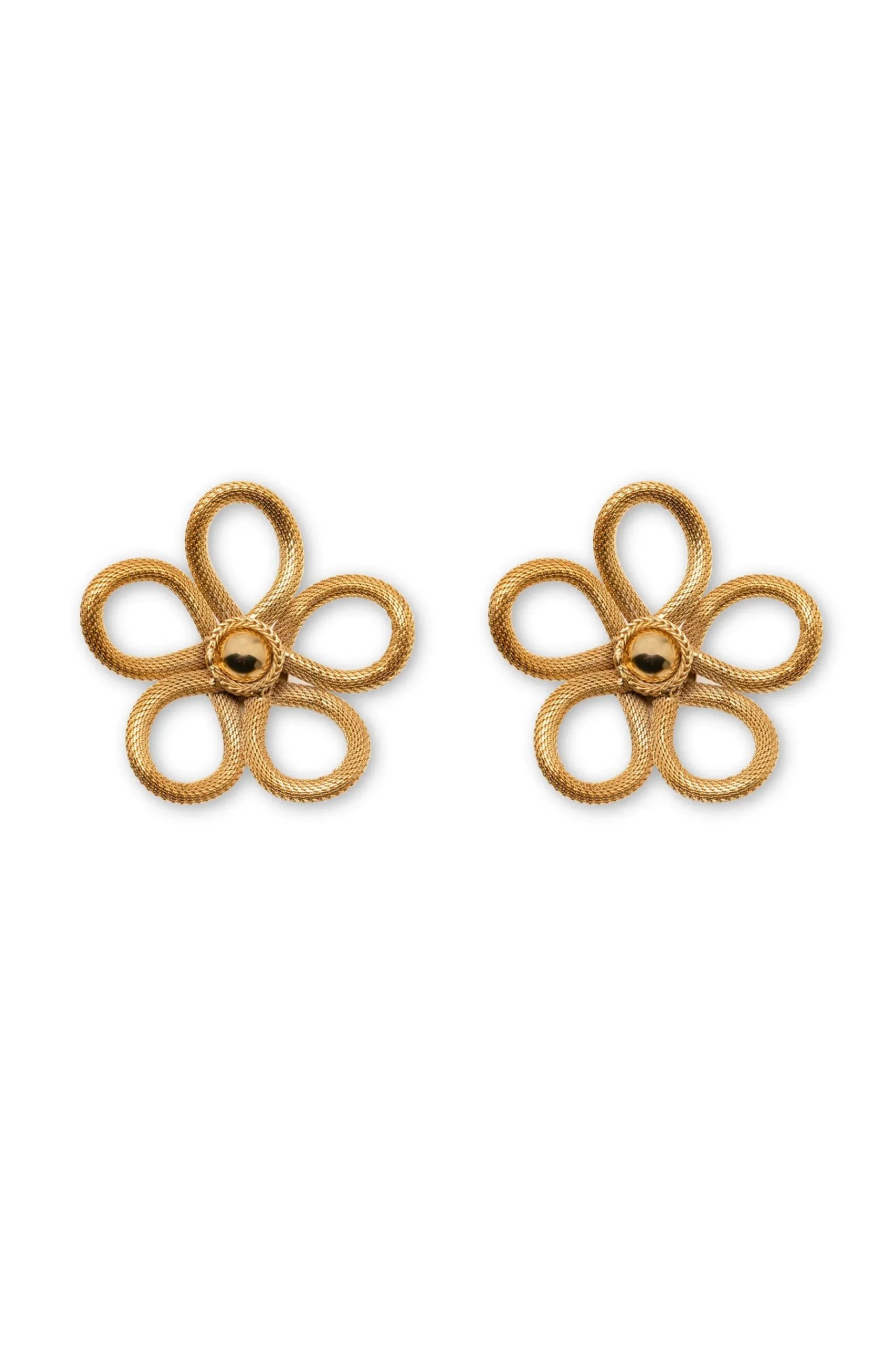 Earrings-HUSK Silvia Gnecchi Flore Earrings - Gold