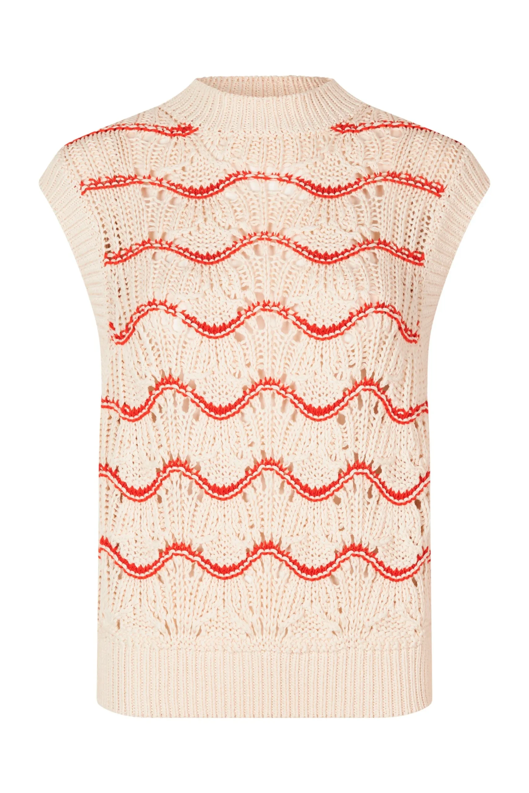 Knitwear-HUSK Stine Goya Asger Knit - White