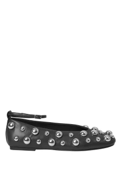 Shoes-HUSK Stine Goya Ballerina Flat - Black