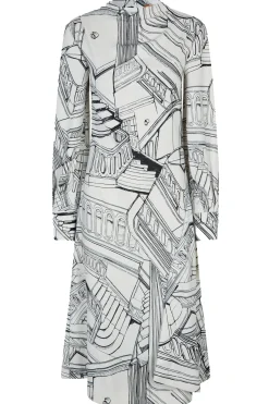 Dresses-HUSK Stine Goya Pleated Dress - Print