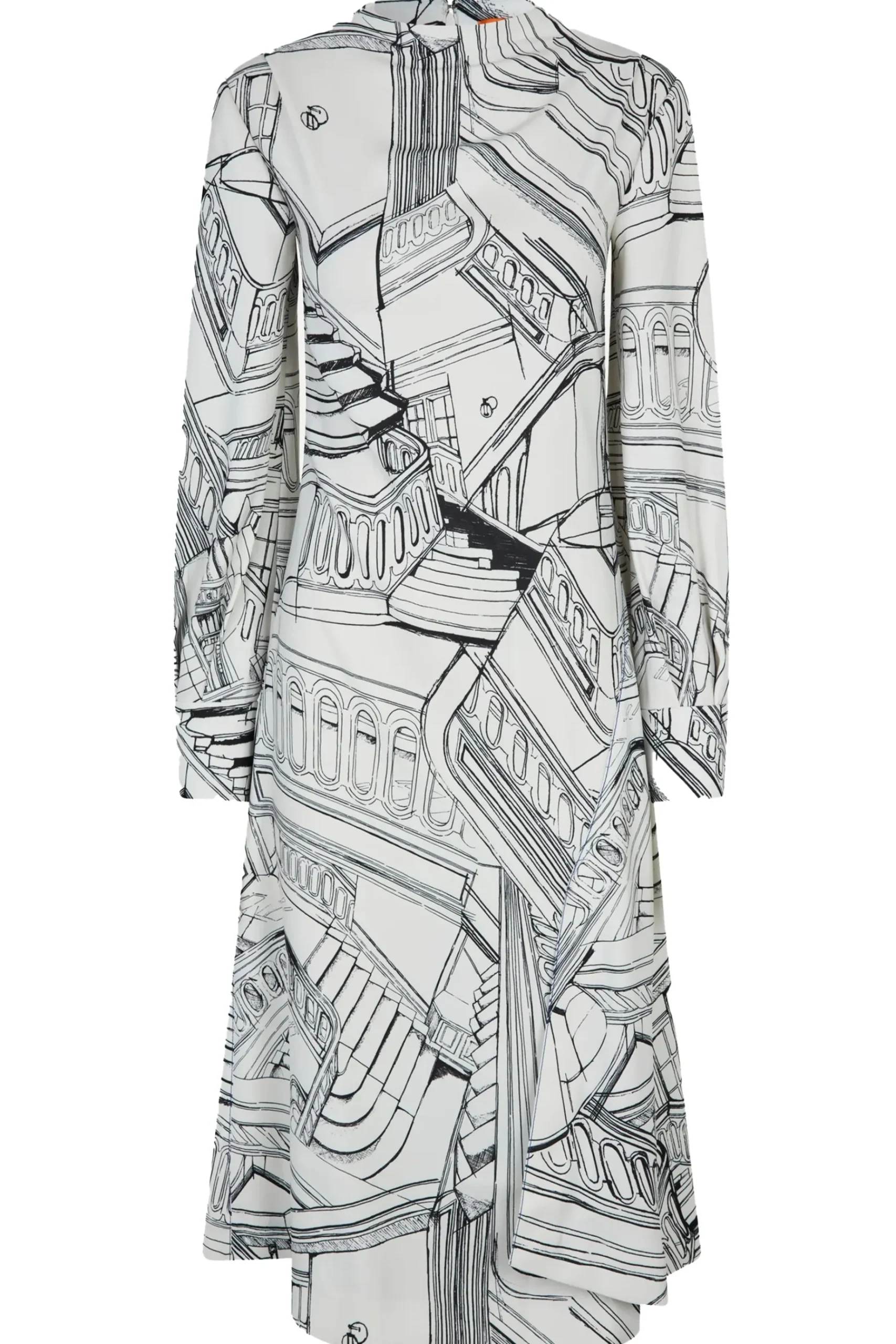 Dresses-HUSK Stine Goya Pleated Dress - Print