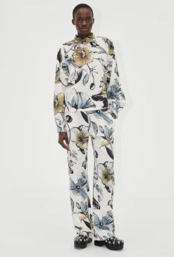 Pants-HUSK Stine Goya Poppies Pant - Print