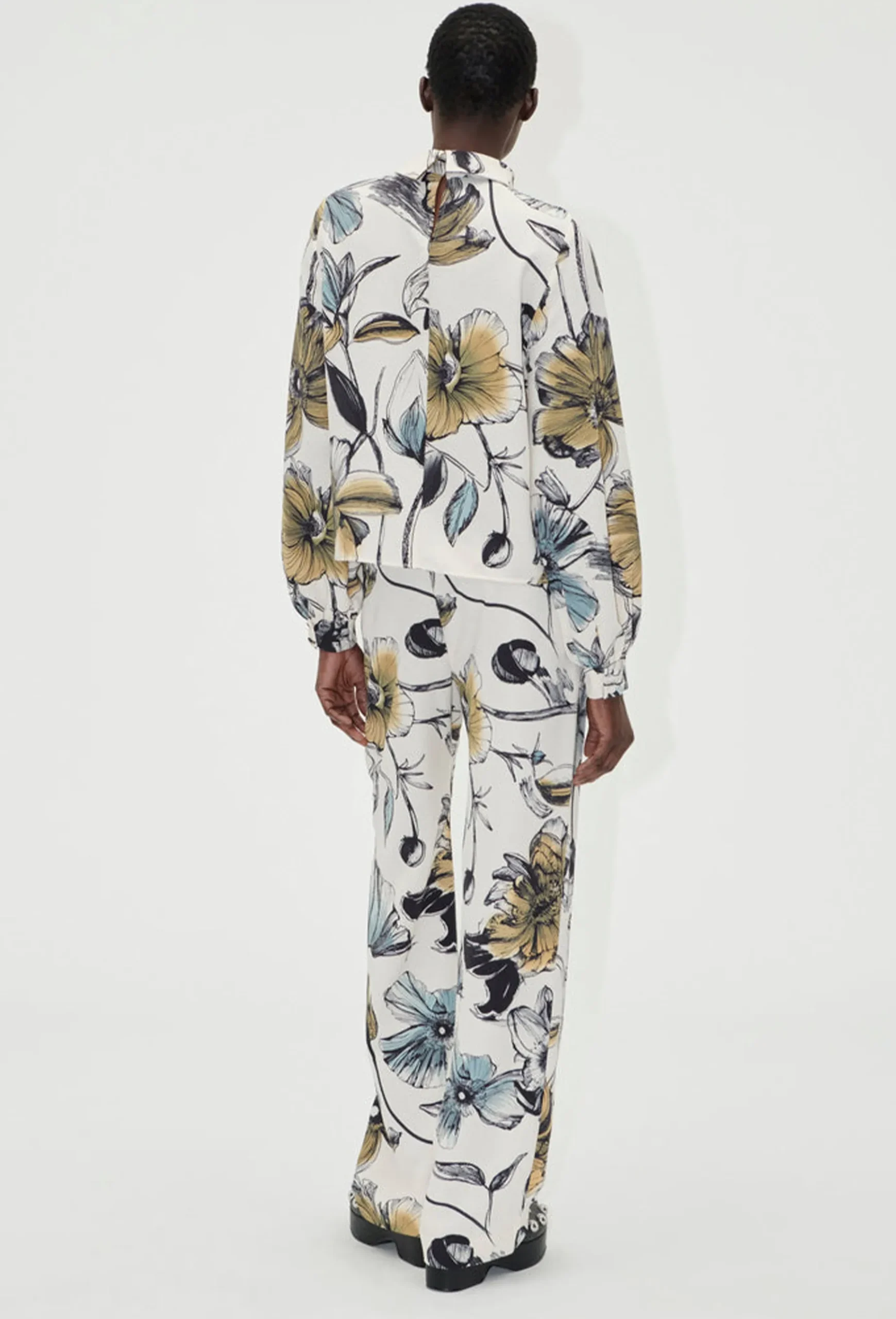Pants-HUSK Stine Goya Poppies Pant - Print